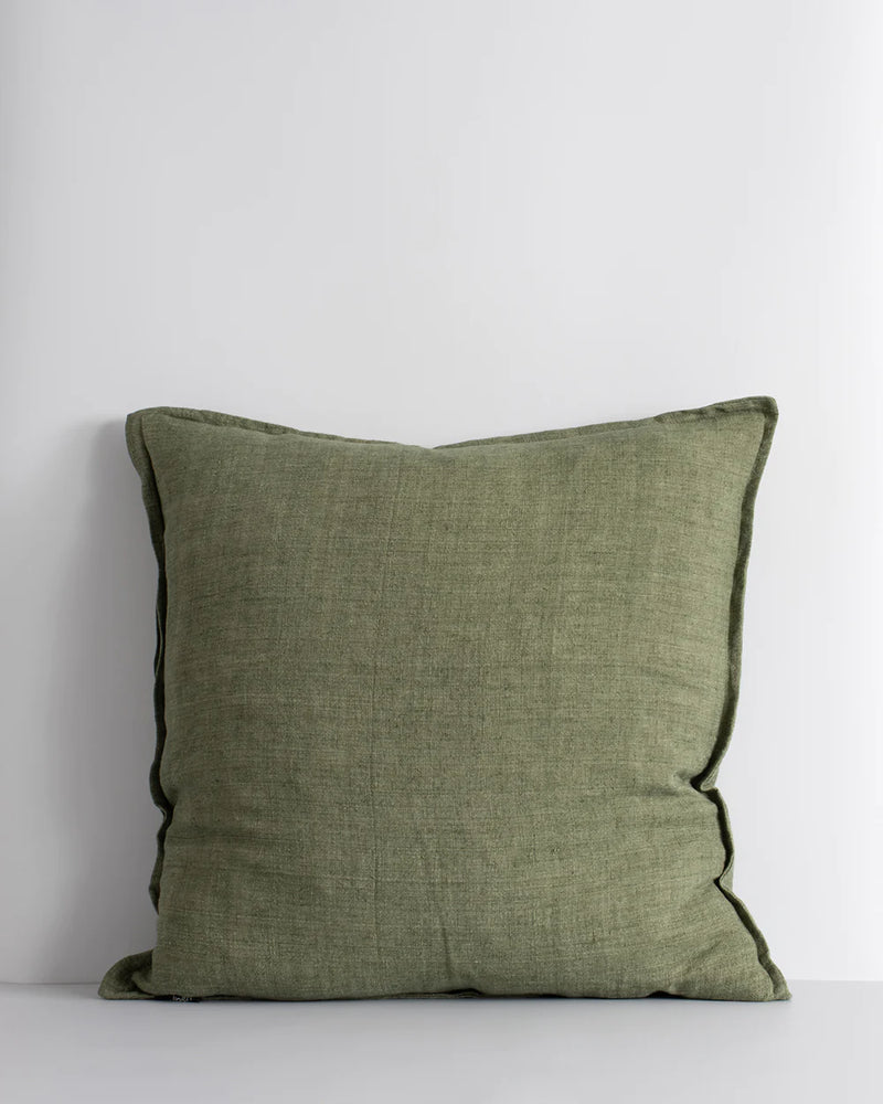 Baya - Cassia Cushion With Feather Inner 55x55cm (Moss)