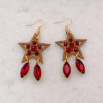 Ghost & Lola - Red Star Earrings
