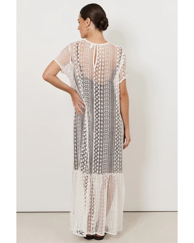 Adorne - Rio Lace Maxi Dress (White)  KOCO Boutique