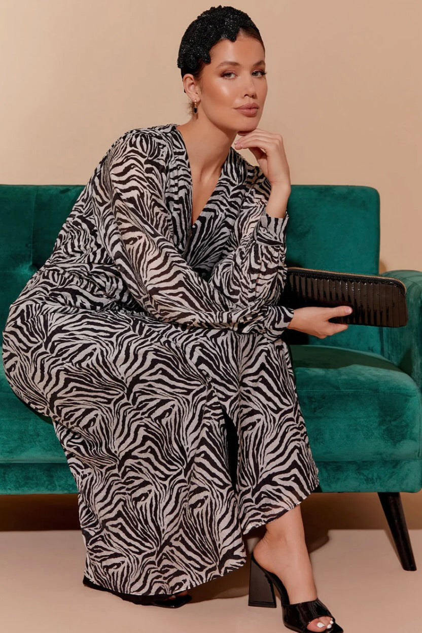 Lara Dress Zebra