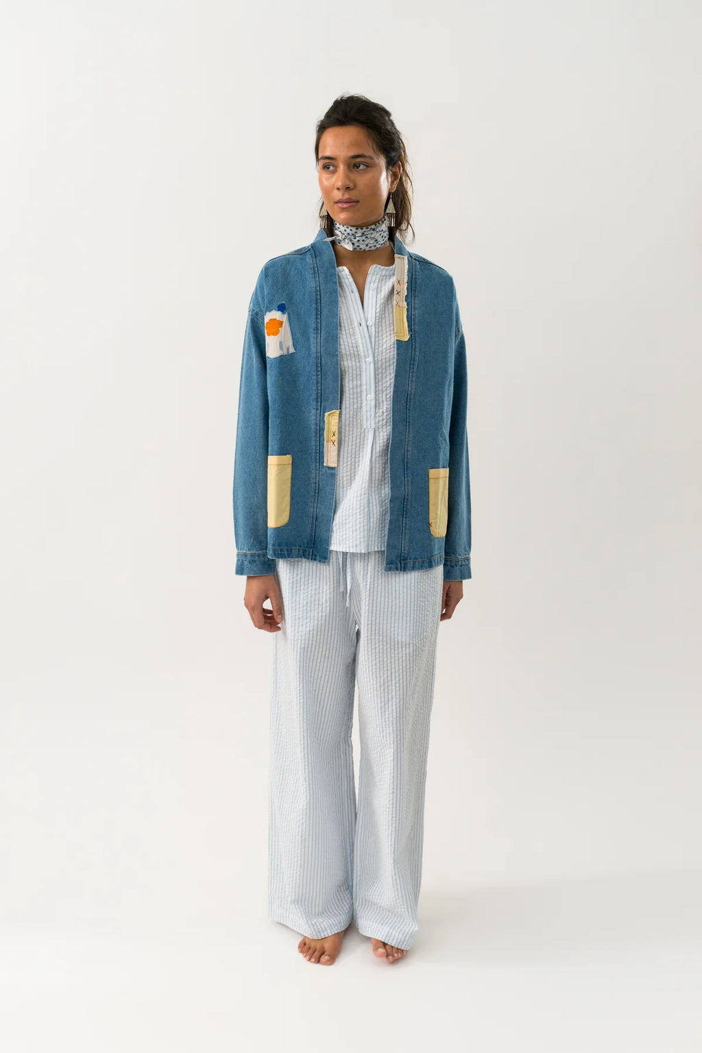 Mila Jacket (Washed Denim)