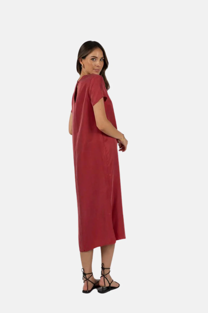 Humidity - Milano Tee Dress (Pinot)