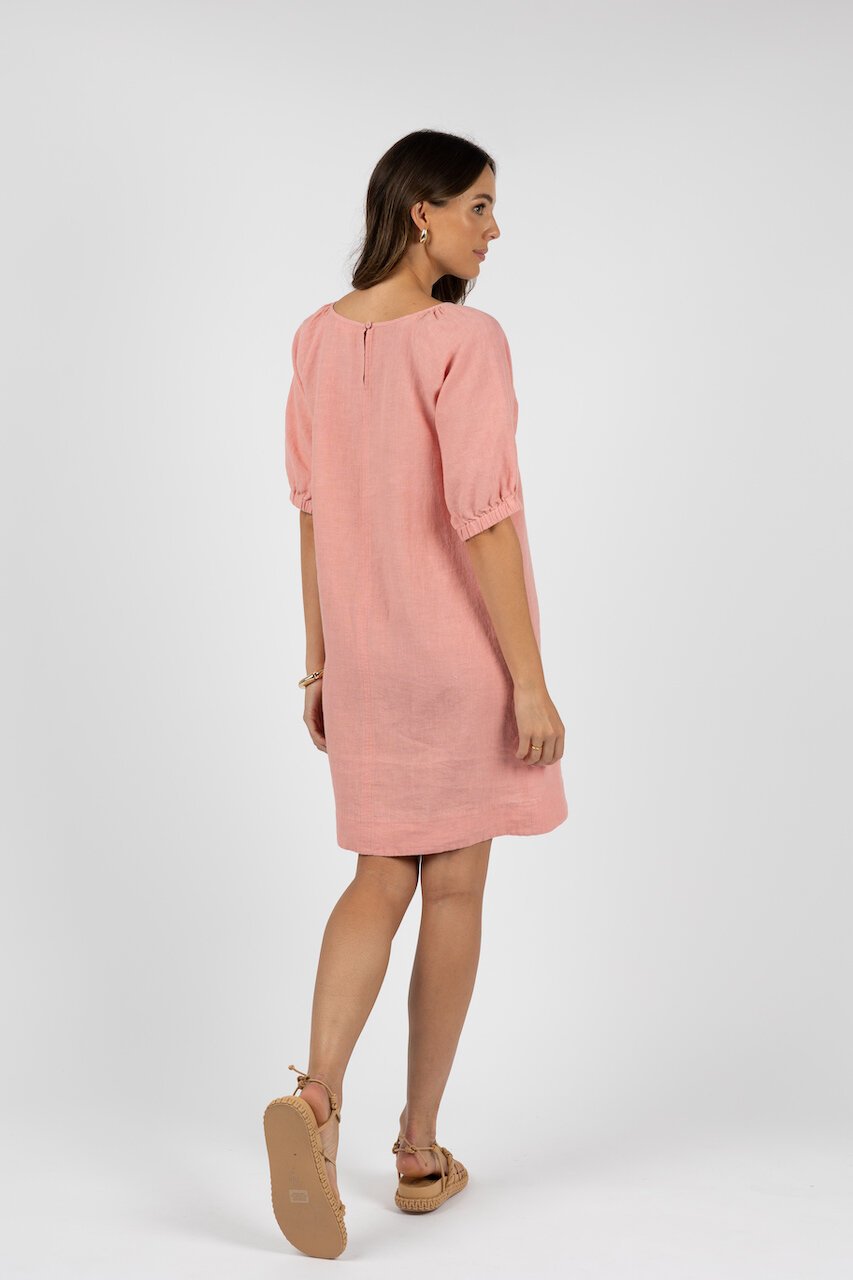 Humidity - Lagoon Shift Dress (Blush)