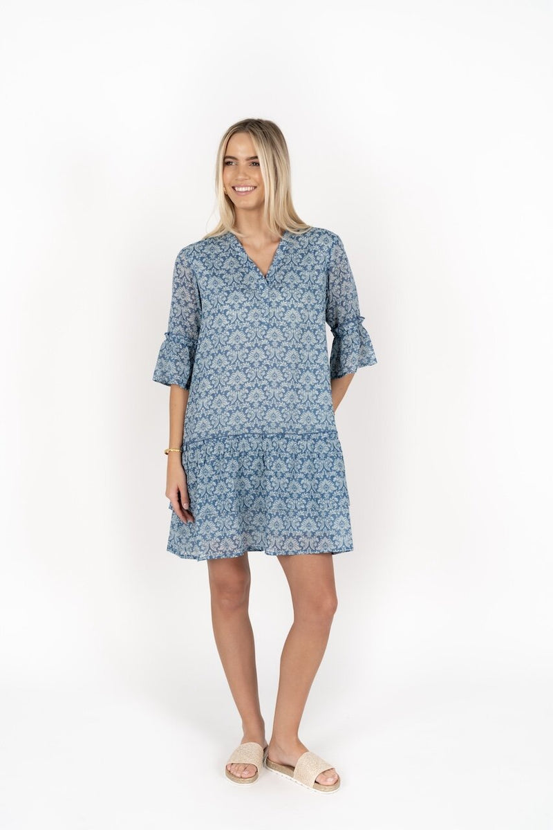 Humidity - Paradise Aries Dress (Blue Print)