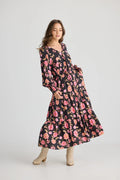 Symphony Midi Dress (Lola Floral)