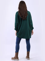 LILLIANO - Sia Sweatshirt (Forest Green)