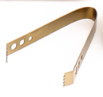 Art Deco Wine Cooler & Ice Tongs 17CM (Gold Diamond Pattern)
