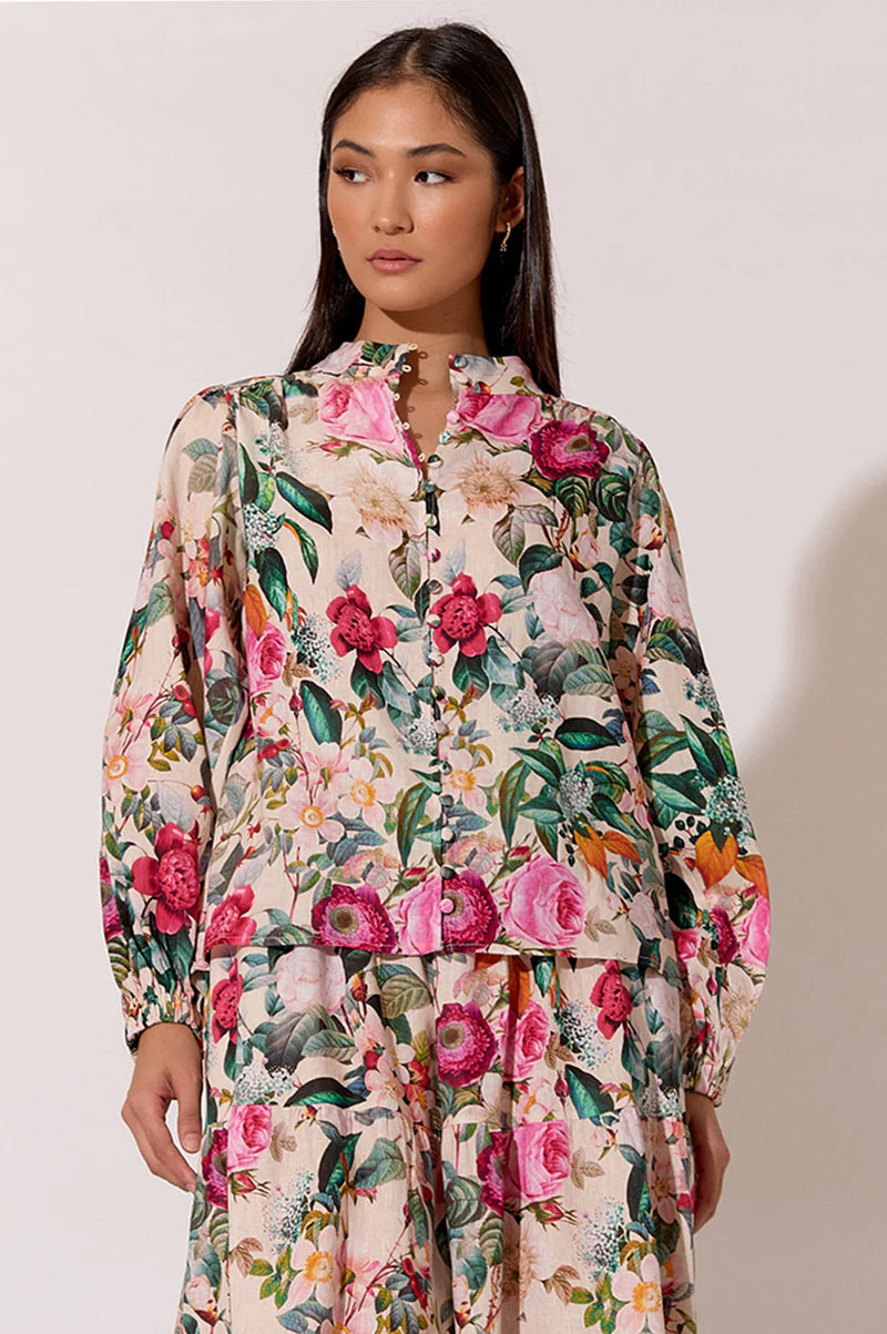 Adorne - Lilian Floral Long Sleeve Shirt