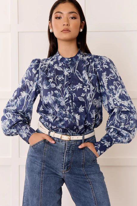 samantha print shirt