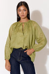 Adorne - Aubrie Ramie Top (Green)