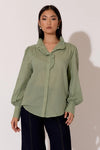 Adorne - Jane Voile Shirt (Sage)