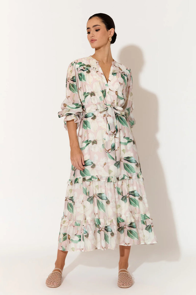 Adorne - Frances Magnolia Print Dress