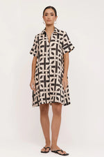 Adorne - Solace Printed Linen Dress