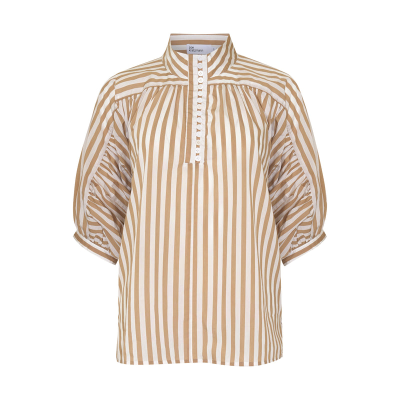 Zoe Kratzmann - Adage Top (Flax Stripe)