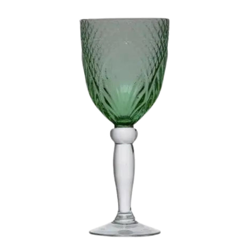 French Country - Vintage Goblet Green (2pk)