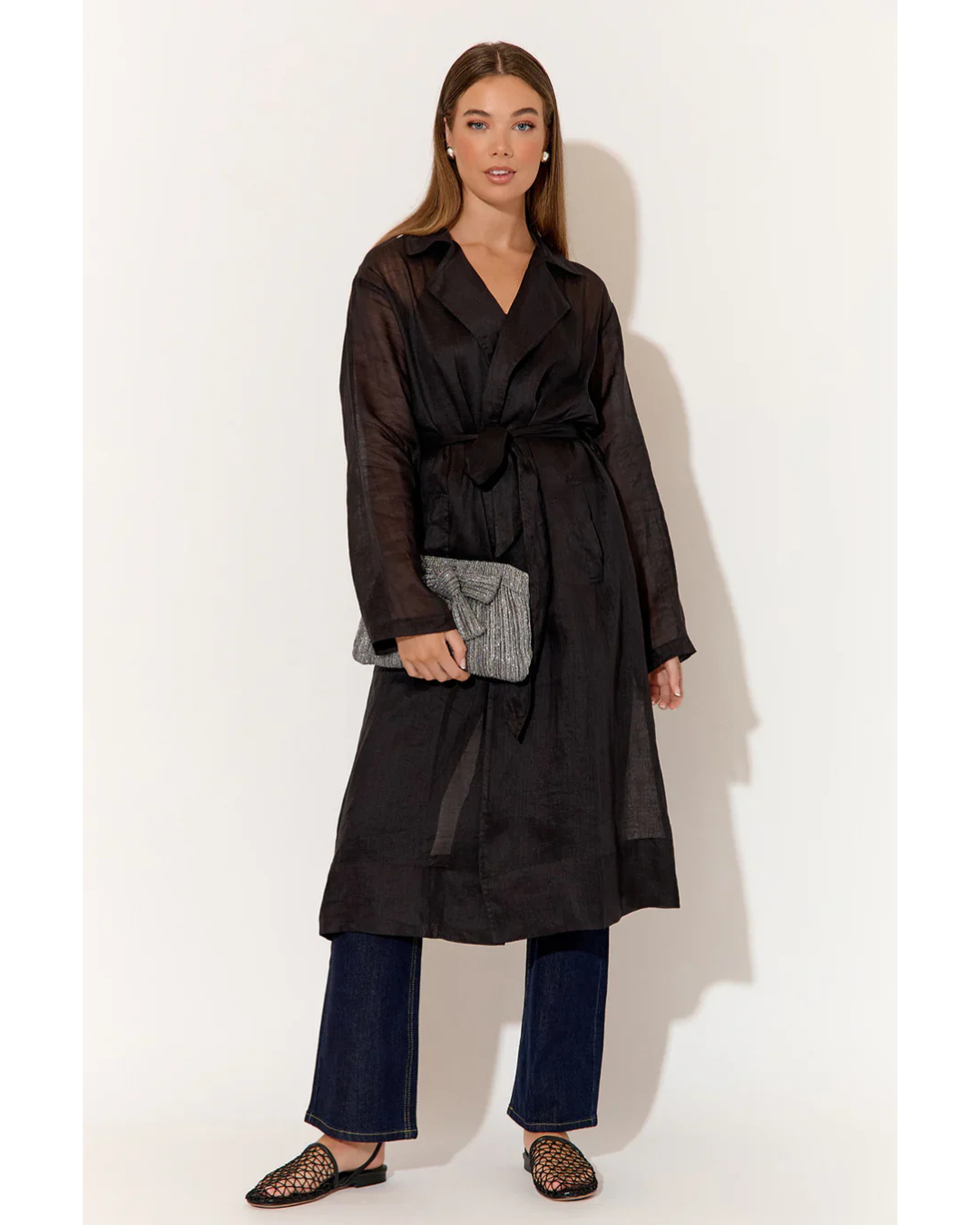 Elise Ramie Trench