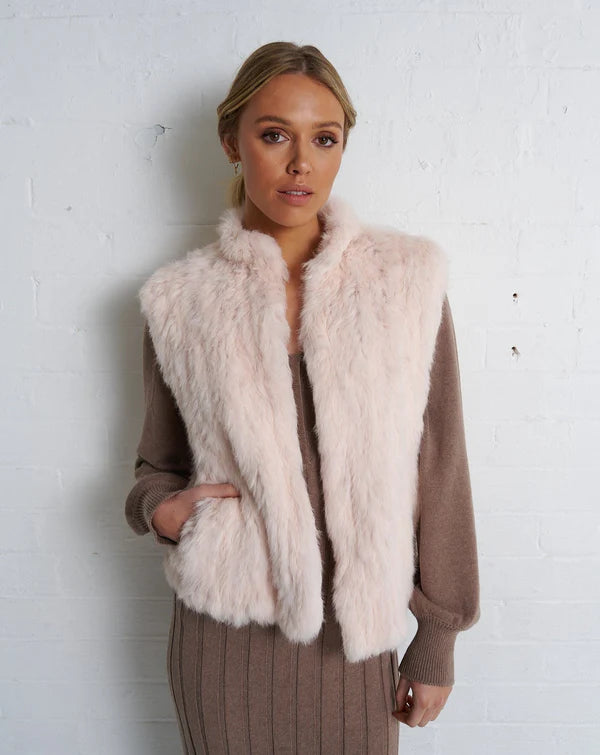 Neeve Vest (Blush)