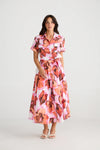 Brave + True - Rossellini Short Sleeve Dress (Azalea)