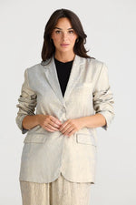 Brave + True - Astrid Blazer (Champagne)