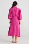 Brave + True - Affirmation Dress (Fuschia)