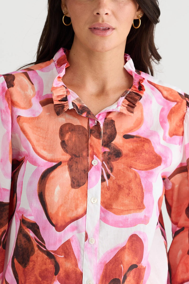 Brave + True - Goldsmith Shirt (Azalea)