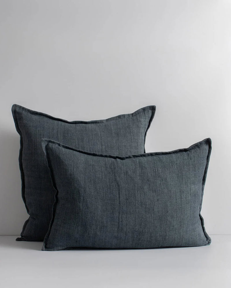 Baya - Cassia Cushion With Feather Inner 55x55cm (Cloudburst)