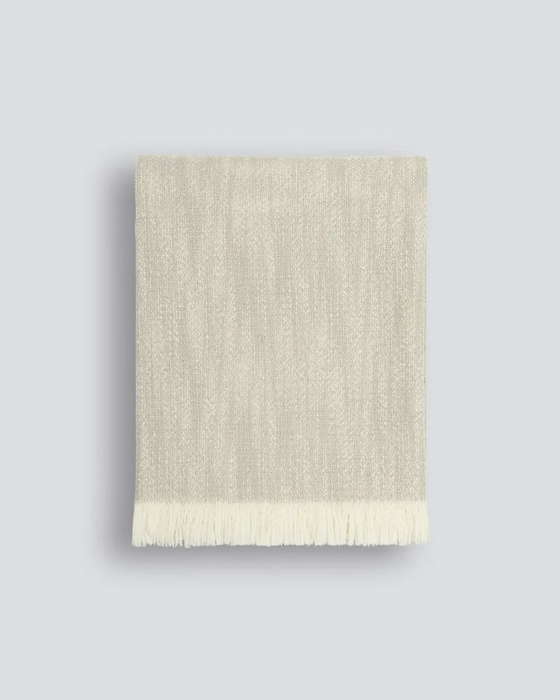 Baya - Perendale Throw 130 x 170cm (Oatmeal)