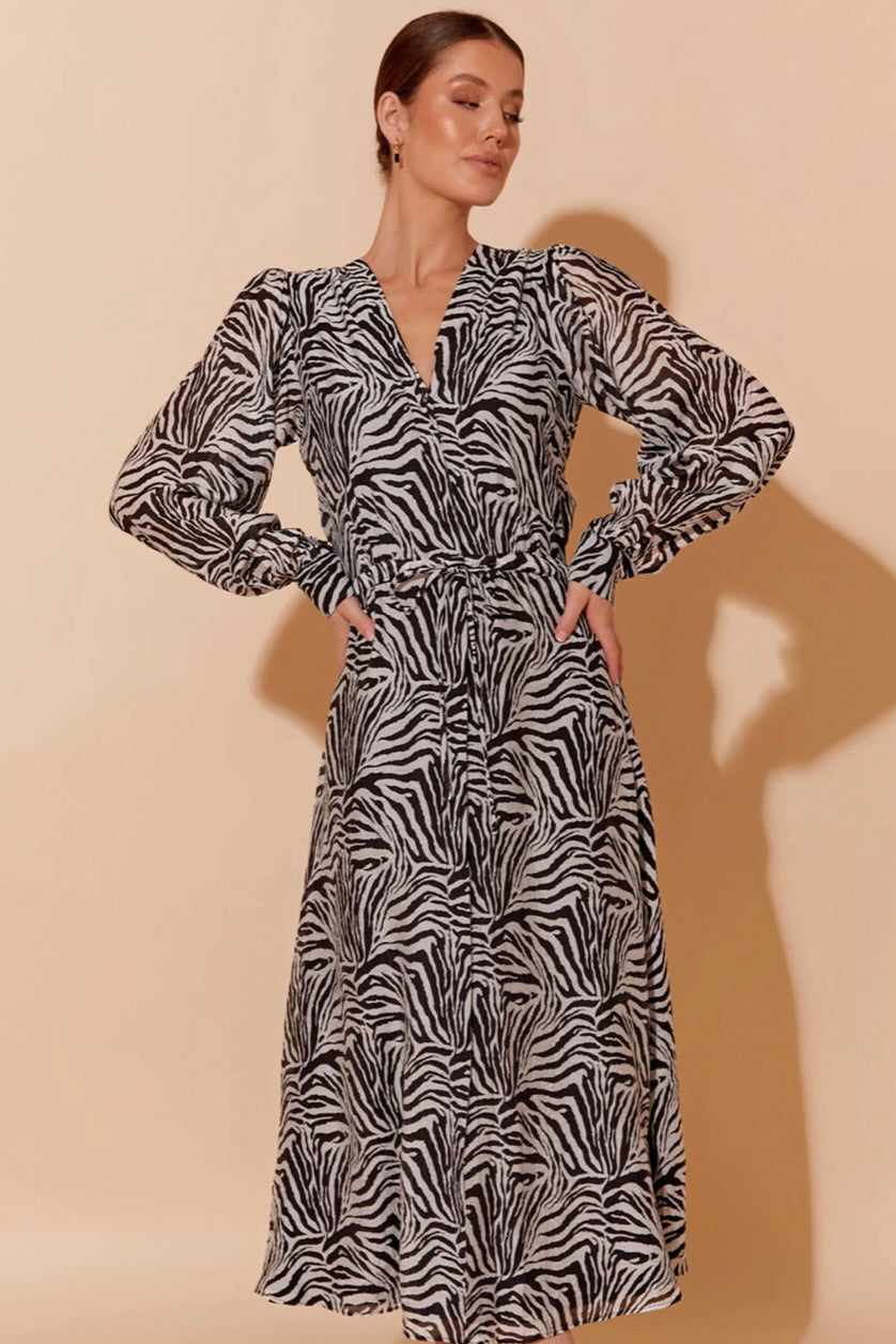 Lara Dress Zebra