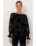 Clover Burnout Top (Black)