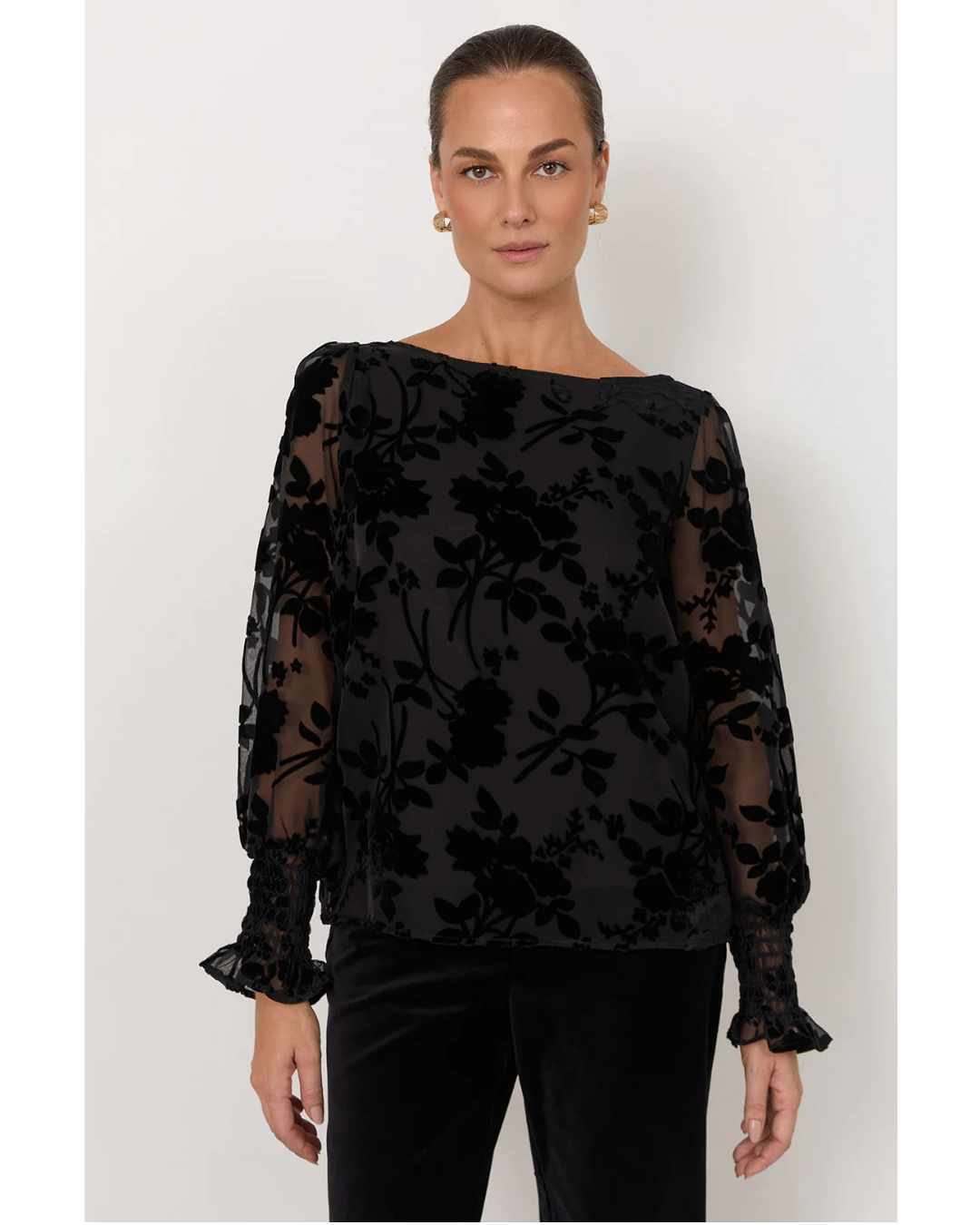 Clover Burnout Top (Black)