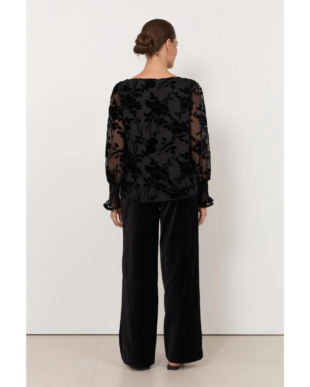 Clover Burnout Top (Black)