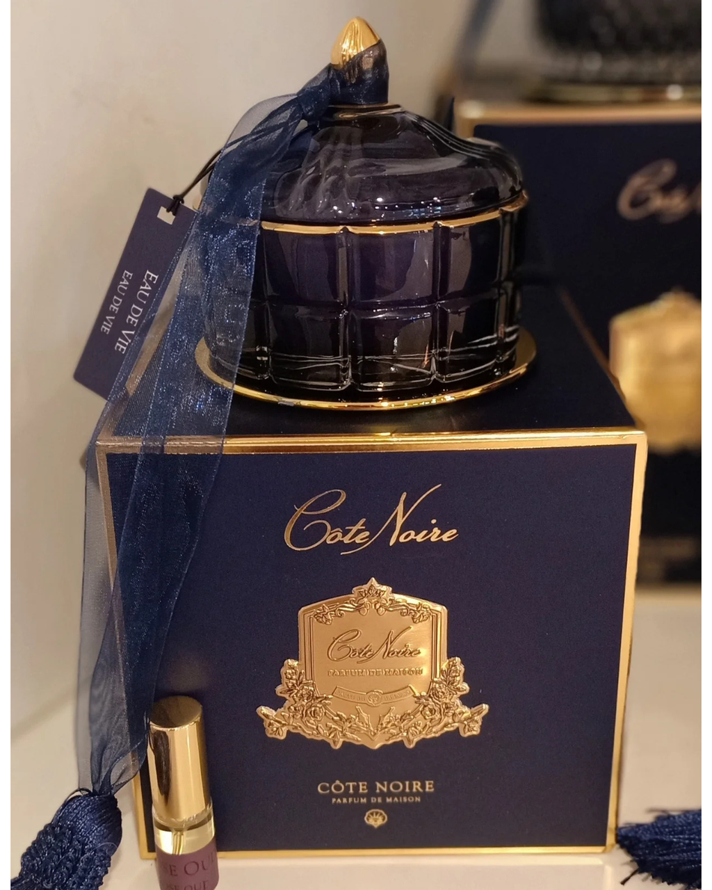 Cote Noire Art Deco Candle (Navy)