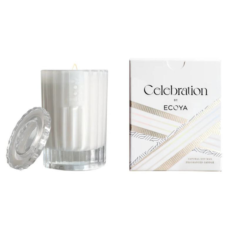 Ecoya - White Musk & Warm Vanilla Mini Celebration Candle