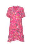 Loobies Story - Florale Dress Hot Pink