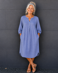 Athena Dress (Soft Blue)
