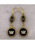 Art Deco Butterfly Earrings