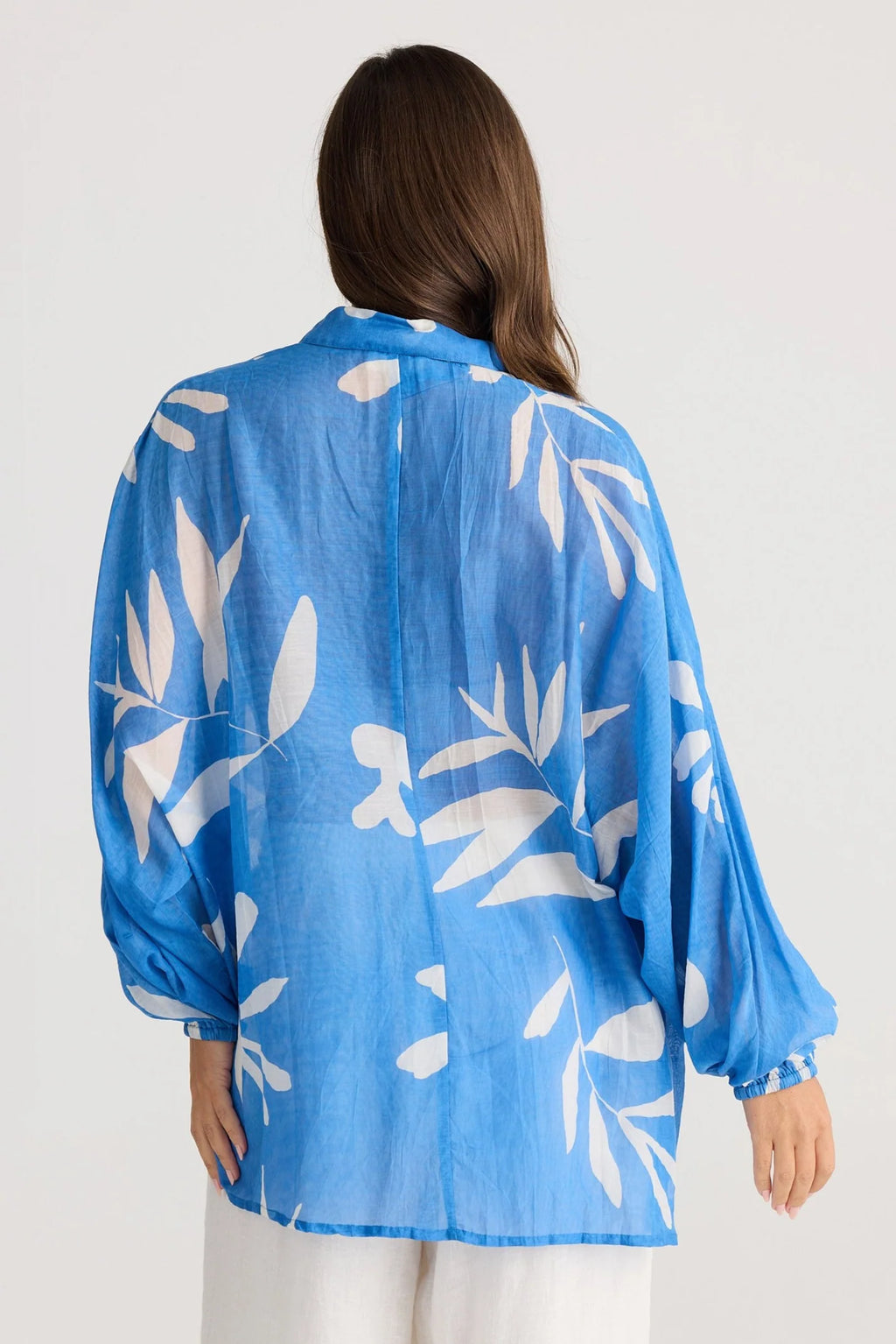 Cliffside Shirt (Blue Passion Flower)