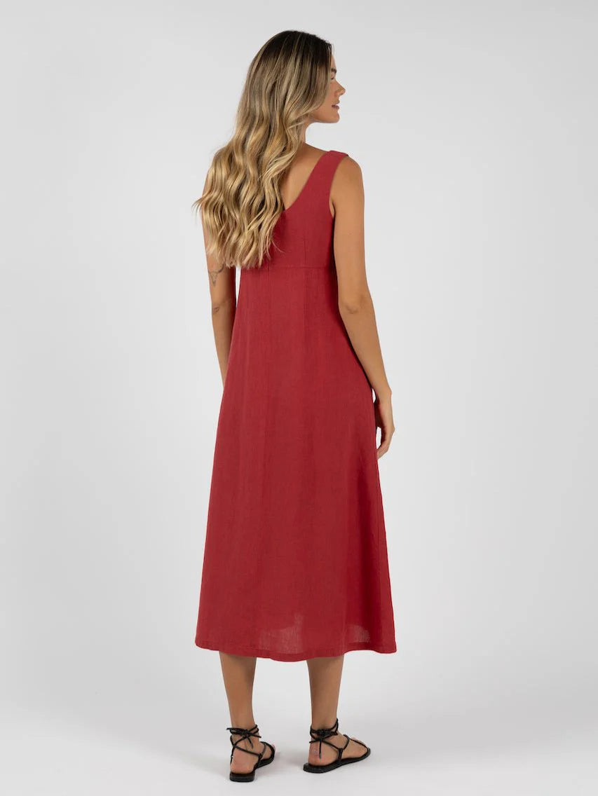 Tallulah Dress (Brick)