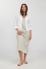 Humidity - Bella Linen Jacket (White)