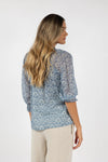 Humidity - Portafino Aries Blouse (Blue Print)