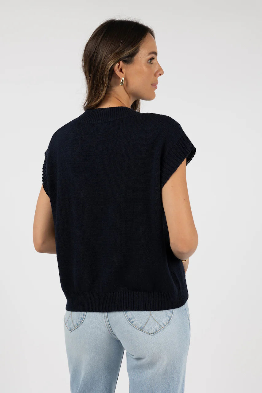 Humidity - Aster Top (Navy)