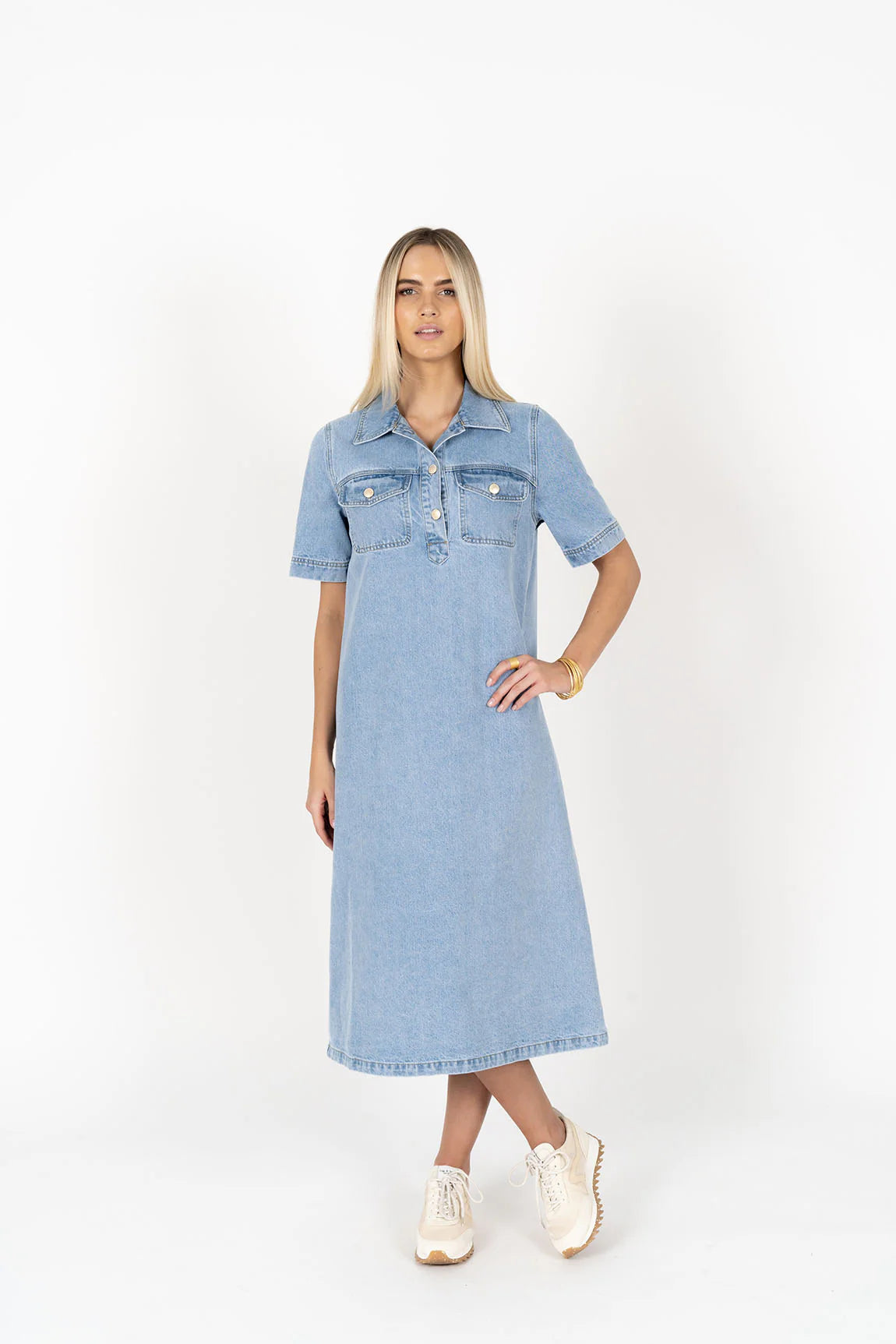 Amice Dress (Cloud Blue)