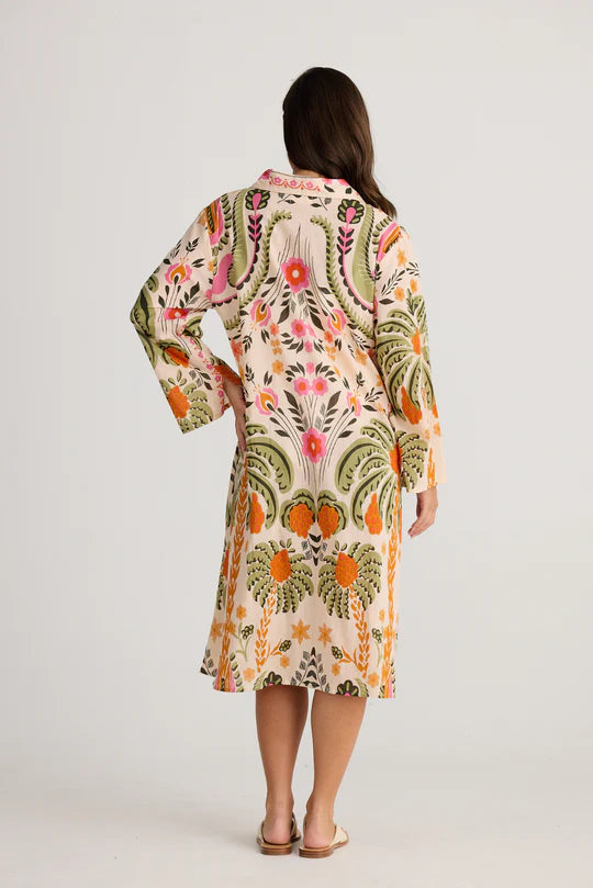 Holiday - Stella Shirt Dress (Palm)