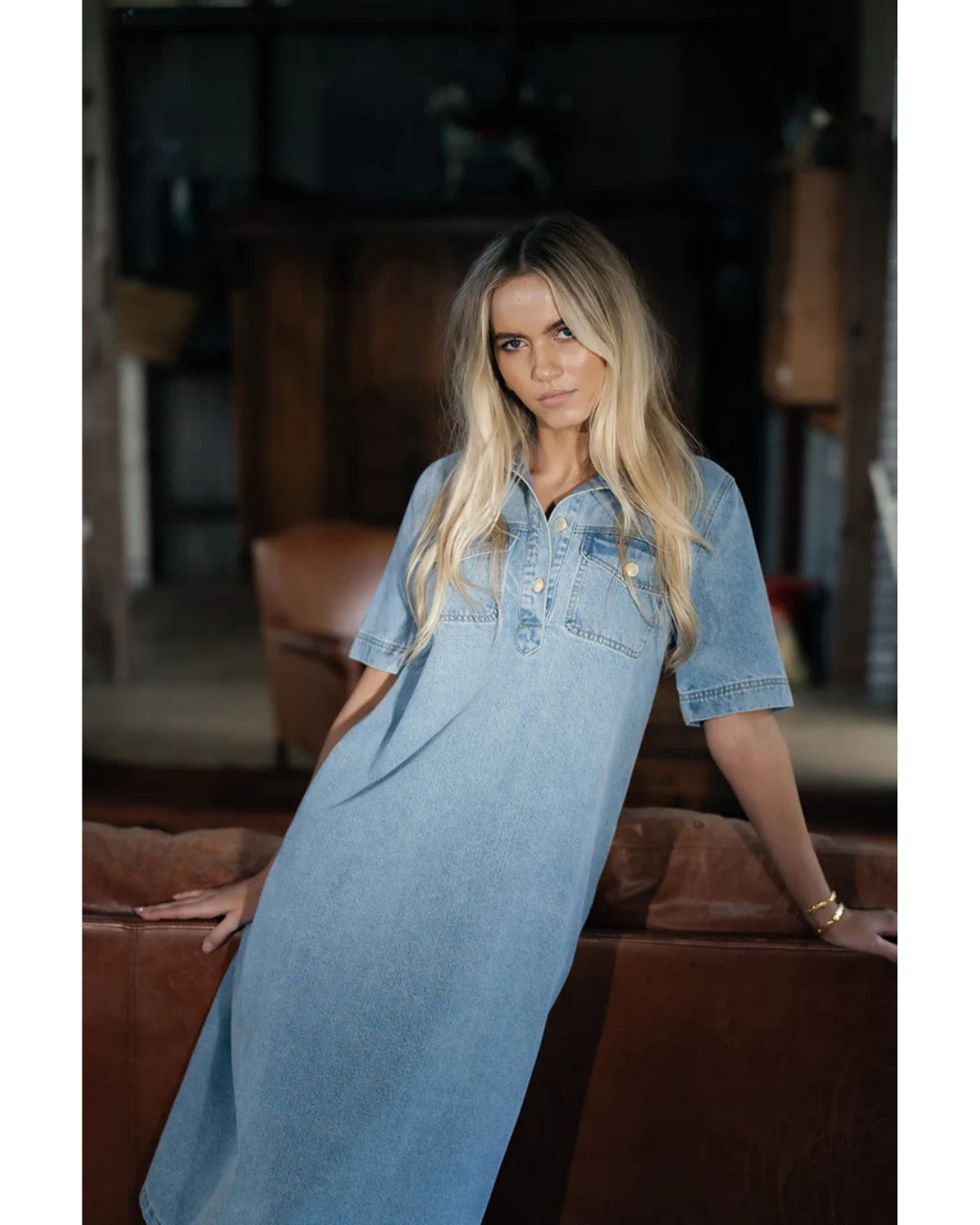Amice Dress (Cloud Blue)