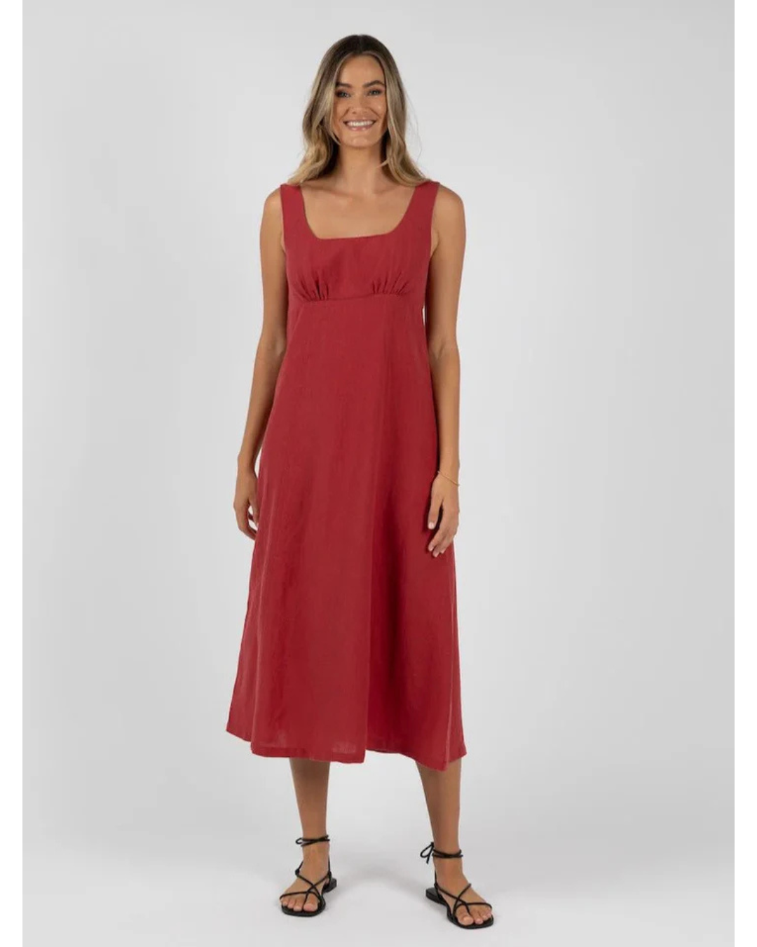 Tallulah Dress (Brick)