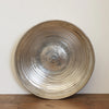 CC Interior - Chelsea Brass Ornate Ridged Bowl In Silver