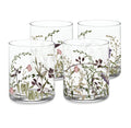 Wildflower Old Fashioned Glass Set of 4