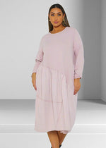 LILLIANO - Italian Panelled Cotton Dress