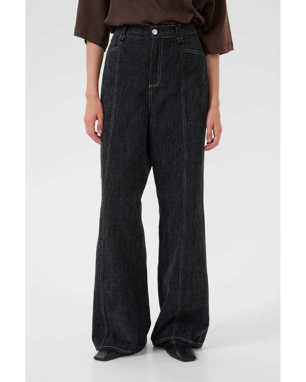 Beverly Jeans (Dark Grey Denim)