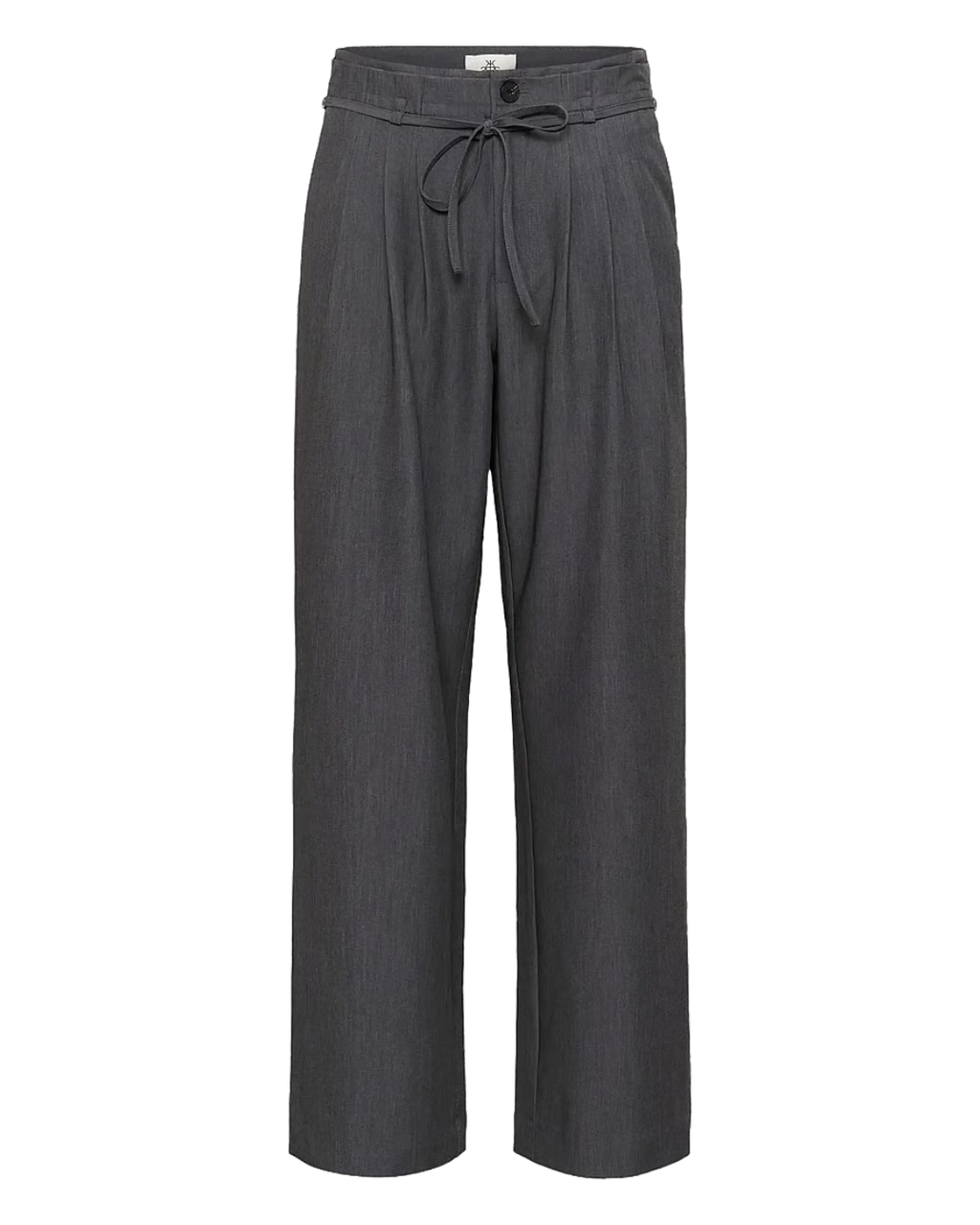 Ro Solid Pants (Dark Grey Melange)